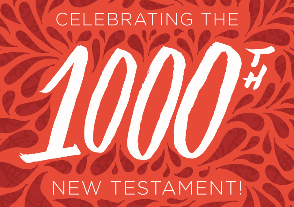1000th New Testament